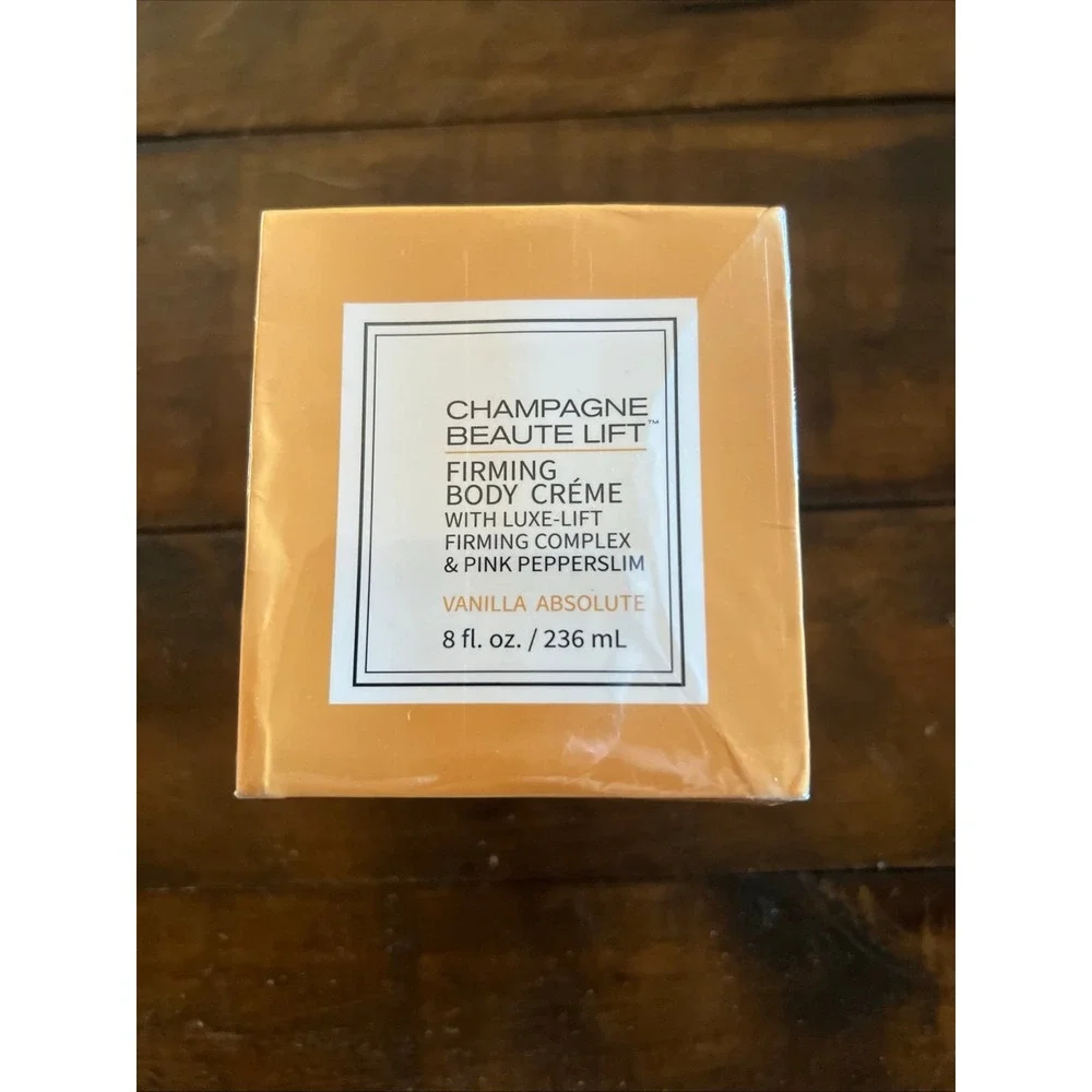 Champagne Beaute Lift Firming Body Cream, with Luxe-Lift & Pink Pepperslim, 8oz